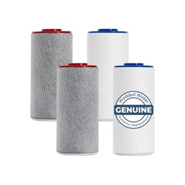 Weddell Duo Shower Filter Twin Pack Replacement Cartridges - NSF Certified Shower Filter, Removes Chlorine, PFAS, & Particulates, Clinically Tested For Healthier Skin & Hair (2+2)