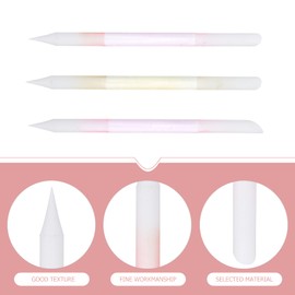 Healvian 3pcs Double-sided Nail Files Professional Nail Polishing Tools for Home and Salon Use Chic Design for Effortless Shaping and Polishing Random Colors