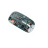 Wireless Mouse Transparent Silent 5 Keys 1600DPI Adjustable Rechargeable 2.4G