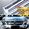 AUTOGOODY 108" x 60" Silver Chrome Mirror Vinyl Film Wrap