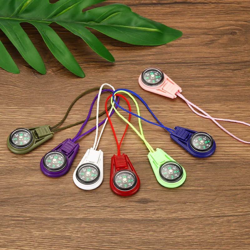 PATIKIL Mini Survival Compass, 25 Pcs Button Compass Bulk kit