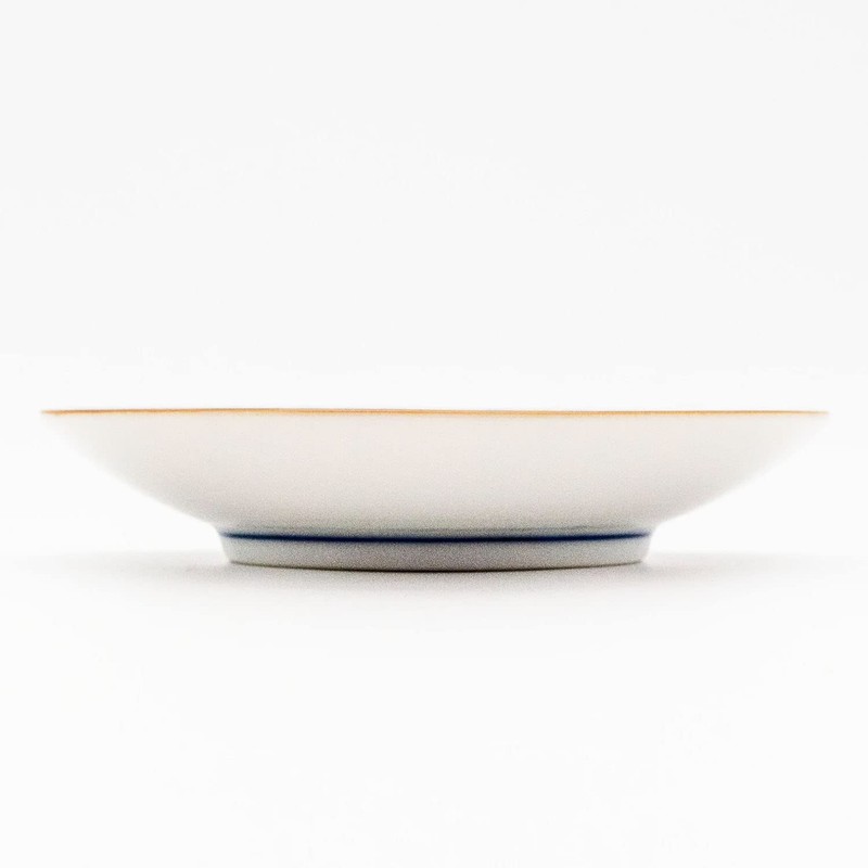 Stylish Kutani Ware Dish, Specialty, Bean Plate, Old Kutani Iroe