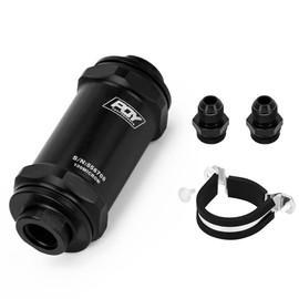 PQY AN8 Inline PQY Fuel Filter E85 Ethanol With 100 Micron Stainless steel element