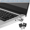 Laptop Lock with 2 m Long Carbon Steel Cable, Laptop