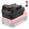 Laimiao Battery Adapter for Milwaukee 18V Cordless Tools,MAN20ML Adapter for