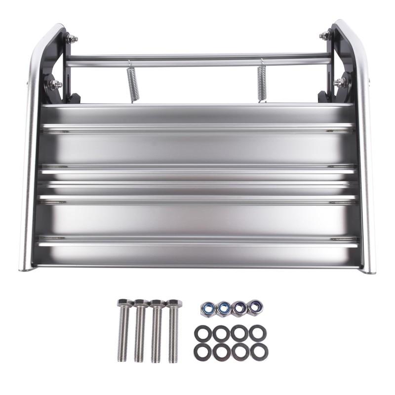 Flynsu Manual RV Step Single Ladder Step Telescopic Folding RV