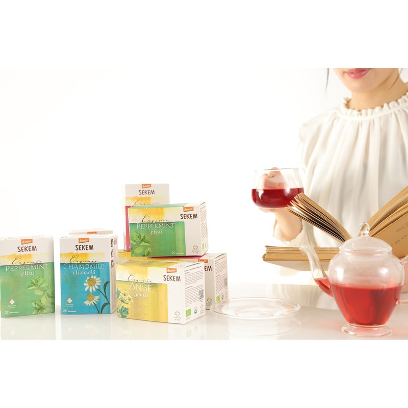 SEKEM Organic Herbal Tea Decaffeine/Decaffeinated Tea (Egypt) Organic JAS Tea