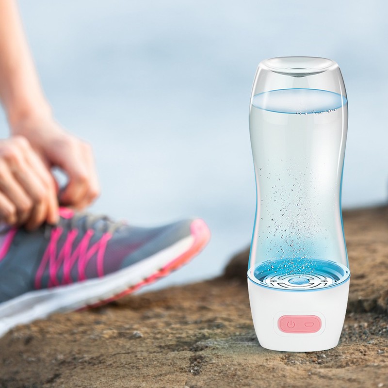 350ml Hydrogen Rich Bottle Portable USB Water Bottle Negative Ion