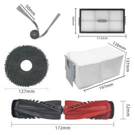 HACOBEST Replacement Accessories for Roborock Saros 10R Robot Vacuum, Roborock Saros 10R Accessories Roborock Saros 10R Replacement Parts