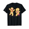 Cartoon Gingerbread Men Fun Characters For Children T-Shirt