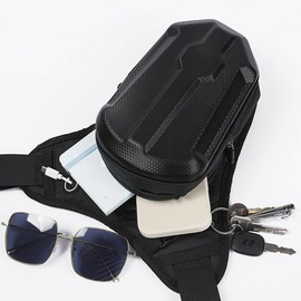 AIXXCUVQ Fanny Pack for Outdoor Activities Essentials Safe and Dry Motorbike Waterproof Waist Bag OxfordCloth Cycling Bag, Black