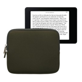 kwmobile Protective Case for eReader Neoprene Dark Green 17.5 x 14.7 cm Internal Dimensions