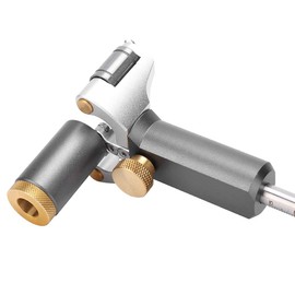 Hyuduo Linear Arc Scriber, Wood Scribe Tool Wheel Marking Gauge Woodworking Tool Set, Sliding Mark Scraper Adjustable Precision Linear Arc Dual-purpose Scriber Parallel Line Drawing Tool