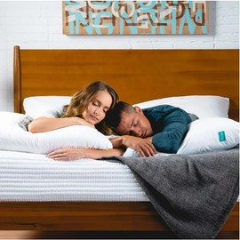 TREATLIFE HOME Down-Alternative Bed Pillow, Perfectly Stuffed for Comfort and Support, Retains Shape, Easy Care, White