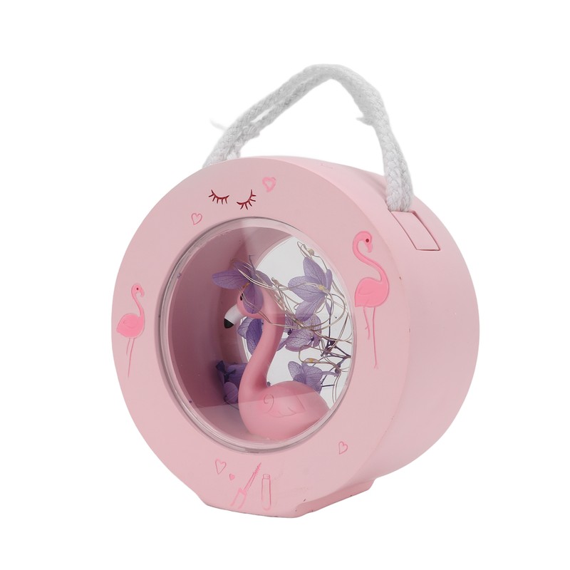 Flamingo Lamp Wall Mountable Double Sided Transparent Romantic Battery Powered
