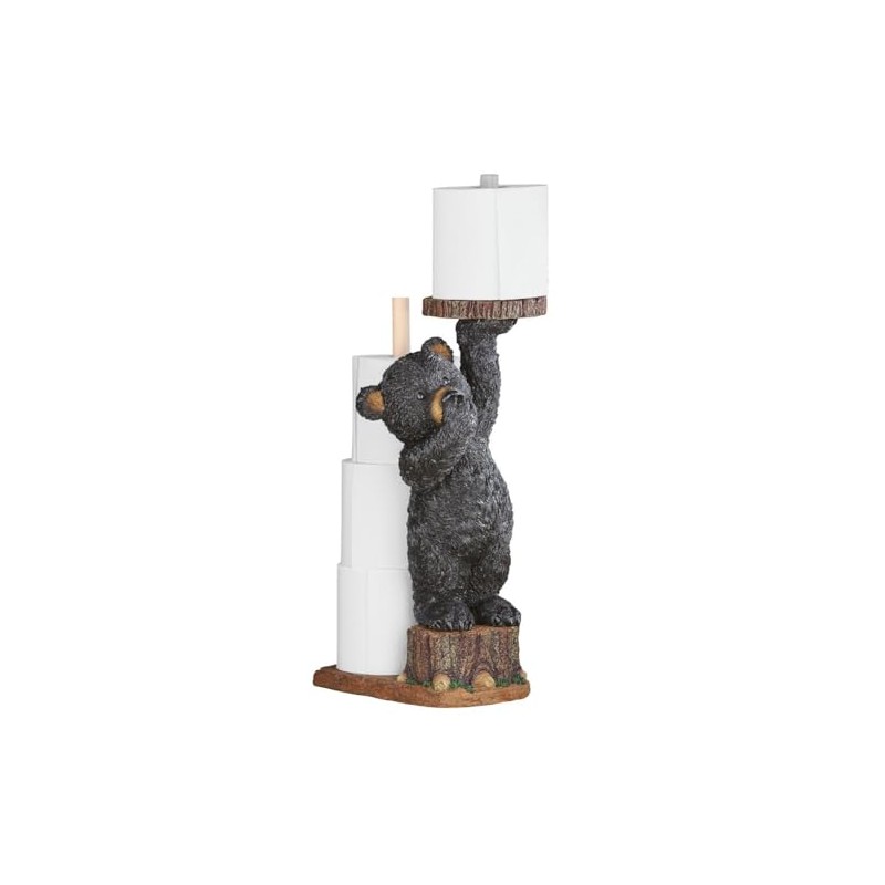 Aurrra Northwoods Bear Cub Toilet Paper Holder, 22" H