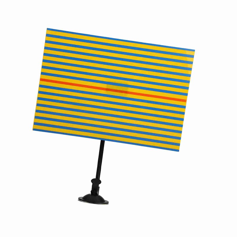 Paintless Dent Repair Removal Tool Checking Reflector Line Board Yellow