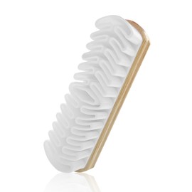 WELANE Suede Cleaning Shoe Brush, Nubuck Wood Brush for Jackets, Furniture, Boots (Brown)