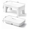 Osivaex Folable Squatting Potty Stool for Adults, 7" Height Adjustable