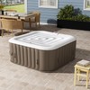4.4Ft Inflatable Hot Tub Cover,Energy Saving Lid for Square Hot