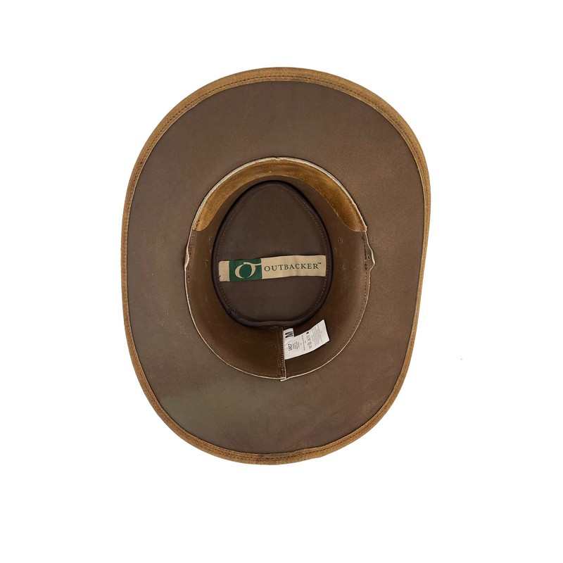KAKADU Brumby Shapeable Leather Hat Brown