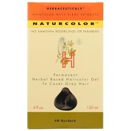 Naturcolor Tinte para el cabello – bardana, 4 onzas líquidas (4N)