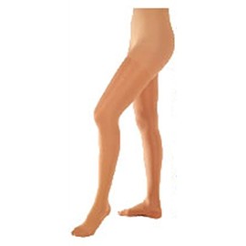 Medical Elastic Stockings rekkusufitto Thick Panty Stockings Toe and Medium Pressure, Small Black 1641 
