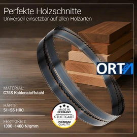 2240 x 6 x 0.5 x 14 ZpZ Flexback Band Saw Blade Güde GBS 315 UG, Band Saw Blades Saw Blade for Hard / Soft Wood, Non-ferrous Metals, Plastic