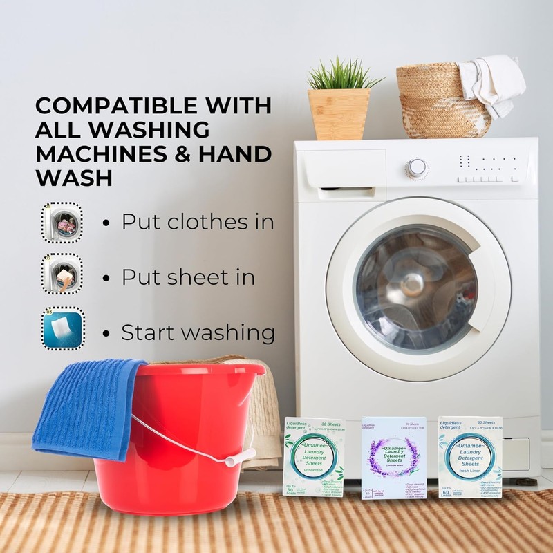 Laundry Detergent Sheets – Cold Water Powerful Clean, Gentle on