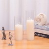 WGVI Hurricane Candle Holder Sleeve, Wide 4", Height 8", Clear