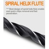 Wood Brad Point Drill Bit Set 1/2 in. 10Pcs Spur