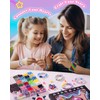 Deinduser Kandi Beads Kit, Pony Beads for Bracelet Making, Pony