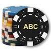 DA VINCI 500 Custom Monogrammed Poker Chips - 11.5 Gram