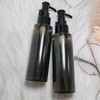 2PCS 100ml 3.4oz Empty Black Plastic Lotion Pump Bottle Dispenser
