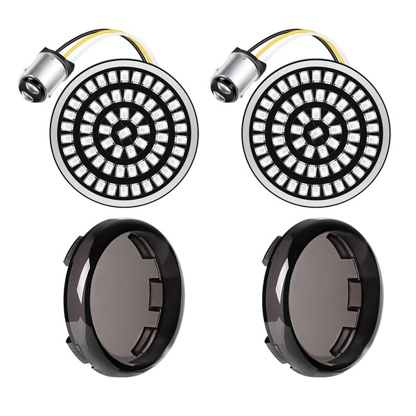 Benlari 2inch Rear Turn Signals, 60LEDs Turn Signals Kit with