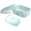 Doter Travel Soap Case, Leakproof Soap Container with Lid, Portable