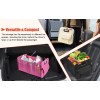 Cargo Trunk Organizer Foldable for Car Storage with Reinforced Handles