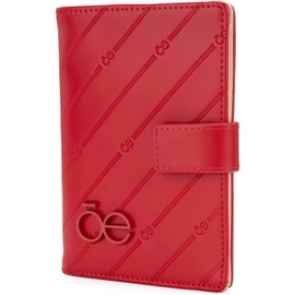 Cloe Porta Pasaporte Grande Look Troquelado Color Negro para Mujer