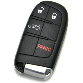OEM 4-Button Smart Key Fob Remote Compatible with 2019-2023 Dodge Challenger & Charger (FCC ID: M3N-40821302, P/N: 68394196)