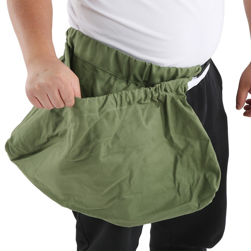 Picking Bag Waist Mounted Design Oxford Cloth Foldable Washable Reusable