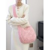 ENBEI Handmade Crochet Bag–Boho Chic Shoulder Bag, Aesthetic Kinted Bag,Cute