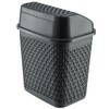 KADAX Rubbish Bin with Swing Lid, Waste Bin with Lid,