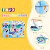 FNJO Toy Storage Bin,Foldable Toy Organizer with Lid, Playroom Organizer,Toy