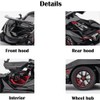 Toy Car Model IE 1/24 Black Alloy Collectible Diecast Vehicles