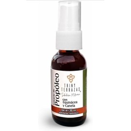 TRINY TERRAZAS | Extracto de propóleo canela y equinácea | Solución natural para garganta | Familiar | Producto Artesanal | Un frasco Total 30 ml
