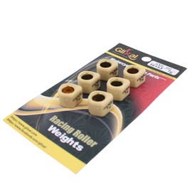 Glixal 16x13mm High Performance Polygon Variator Sliders, Racing Sliding Roller Weights 139QMB GY6 50cc - 100cc Scooter Moped ATV (7 Gram)