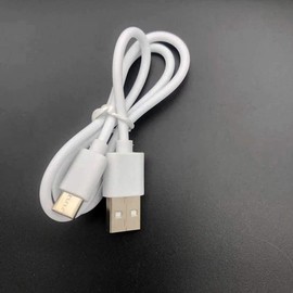 Generic USB Type-C Fast Charging Cable, 3 ft, 3.5mm Male to Female Connector, White