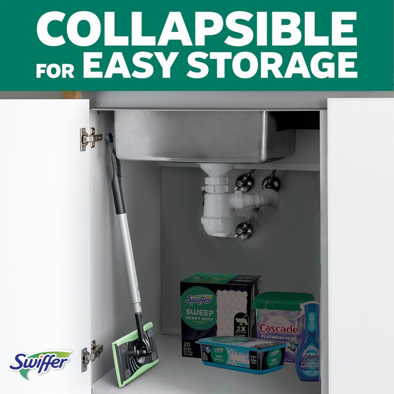 Swiffer Sweep & Mop Deluxe 2-in-1 Floor Mopping and Sweeping