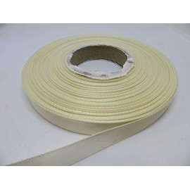 2 metres x 10mm Satin Ribbon Cream Double Sided 10 mm 1cm