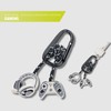 TROIKA Gaming Keyring with Carabiner Hook - 2 Pendants on